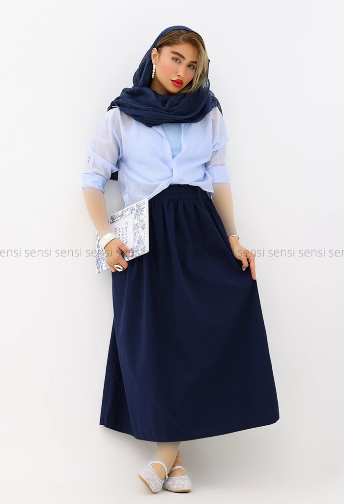 شومیز شیشه ای جلو پیچ کد1005979